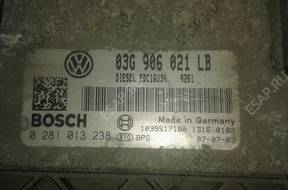 03G906021LB 0281013238  БЛОК УПРАВЛЕНИЯ ДВИГАТЕЛЕМ VW SKODA