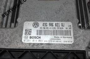 03G906021QJ 0281014064 БЛОК УПРАВЛЕНИЯ VW GOLF V БЕЗ КОДА