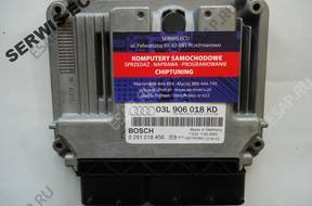 03L906018KD 0281018456 03L906018JL БЛОК УПРАВЛЕНИЯ A4