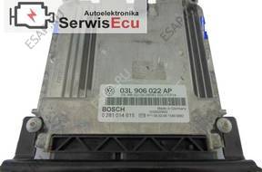 03L906022AP 03L906022GA 0281014615 ECU SKODA