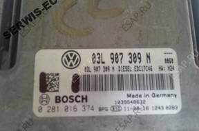 03L907309N 0281016374 БЛОК УПРАВЛЕНИЯ VW PASSAT 2.0 TDI