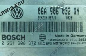 06A906032QN 0261208370 БЛОК УПРАВЛЕНИЯ SEAT 1.8T ИММОБИЛАЙЗЕР off