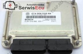 074906018AN 0281010490 ECU VW T5 2.5 TDI БЕЗ КОДА