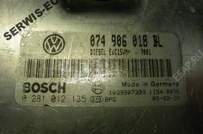 074906018BL 0281012135 БЛОК УПРАВЛЕНИЯ ECU VW LT ИММОБИЛАЙЗЕР OFF