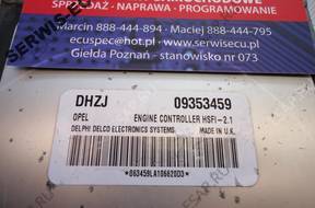 09353459 DHZJ БЛОК УПРАВЛЕНИЯ OPEL ASTRA Z14XE КОМПЛЕКТ
