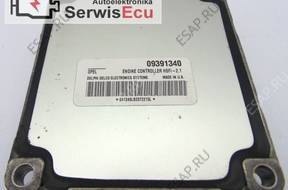 09391340 HSFI 2.1 ECU OPEL ASTRA 1.6 Z16SE БЕЗ КОДА