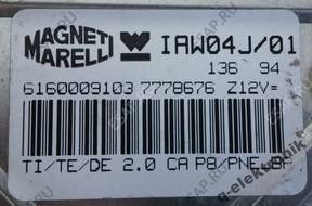 (11) БЛОК УПРАВЛЕНИЯ IAW04J/01 6160009103 7778676