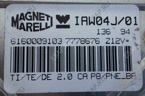 (11) БЛОК УПРАВЛЕНИЯ IAW04J/01 6160009103 7778676