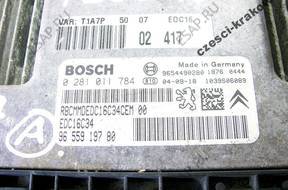 137. БЛОК УПРАВЛЕНИЯ PEUGEOT 206 1.4 HDI 0281011784 BOSCH
