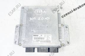 179. БЛОК УПРАВЛЕНИЯ PEUGEOT 307 2.0 HDI 0281011081