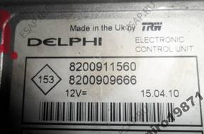 2039 БЛОК УПРАВЛЕНИЯ ECU RENAULT DELPHI 8200911560