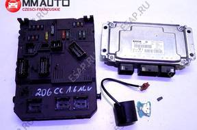 206 CC 1.6 16V КОМПЛЕКТ DO ODPALANIA 9650347980 $