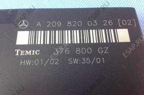 2098200326 МОДУЛЬ KONFORTU MERCEDES CLK W209 2098200326 МОДУЛЬ KONFORTU MERCEDES CLK W209