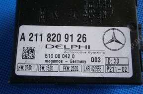 2118209126 МОДУЛЬ ALARMU MERCEDES CLK W209 02-05