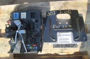 307 CC БЛОК УПРАВЛЕНИЯ КОМПЛЕКТ BSI 2.0 16V 9663318680