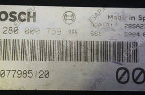 (37) БЛОК УПРАВЛЕНИЯ 0280000759 00077985120