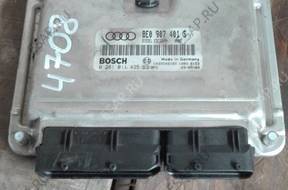 4708/БЛОК УПРАВЛЕНИЯ ДВИГАТЕЛЕМ 8E0907401S AUDI A4 B6 2,5TDI