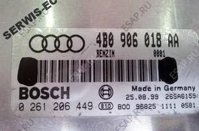 4B0906018AA 0261206449 БЛОК УПРАВЛЕНИЯ AUDI A-6 1.8 T