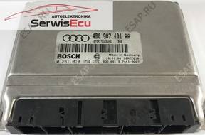 4B0907401AA 0281010154 БЛОК УПРАВЛЕНИЯ ECU AUDI A6 2.5