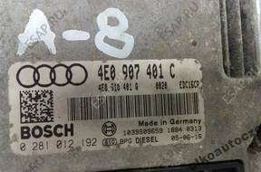 4E0907401C 4E0910401Q Audi A8 D3 Lift БЛОК УПРАВЛЕНИЯ