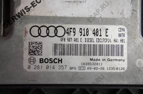 4F9910401E 0281014357 БЛОК УПРАВЛЕНИЯ AUDI A6 3.0TDI