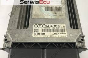 4G0907589A 0281019022 БЛОК УПРАВЛЕНИЯ ECU AUDI A6 S6 3.0