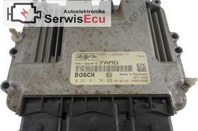 4M5112A650YD 0281011701 7AMD ECU FORD FOCUS 1.6