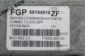 55194015 ZF MJD602.C1 БЛОК УПРАВЛЕНИЯ OPEL COMBO 1.3 +PIN