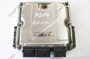 58. БЛОК УПРАВЛЕНИЯ PEUGEOT 206 2.0 HDI 9641742880 BOSCH