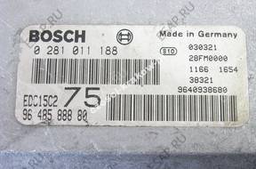 58. БЛОК УПРАВЛЕНИЯ PEUGEOT 206 2.0 HDI 9641742880 BOSCH