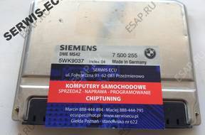 5WK9037 DME MS42 БЛОК УПРАВЛЕНИЯ BMW 3 E46 2.8