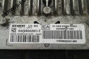 5WS40029O-T SID803 БЛОК УПРАВЛЕНИЯ PEUGEOT 307 2.0 + KOD