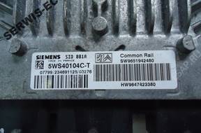 5WS40104CT SID801A БЛОК УПРАВЛЕНИЯ PEUGEOT 307 2.0HDI