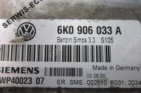 6K0906033A 5WP4002307 БЛОК УПРАВЛЕНИЯ ECU VW SKODA SEAT