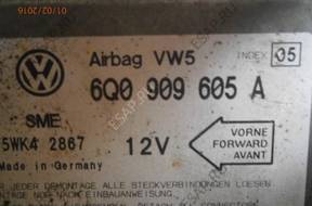 6Q0909605A 1J0909609 6Q0909601 БЛОК УПРАВЛЕНИЯ ПОДУШЕК