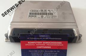 8D0907401M 0281010156 БЛОК УПРАВЛЕНИЯ AUDI A4  БЕЗ КОДА