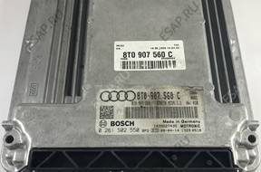 8T0907560C 0261S02550 MED9.1.1 БЛОК УПРАВЛЕНИЯ AUDI S5