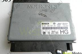90492381 HG БЛОК УПРАВЛЕНИЯ ДВИГАТЕЛЕМ OPEL OMEGA B 2.0 8V