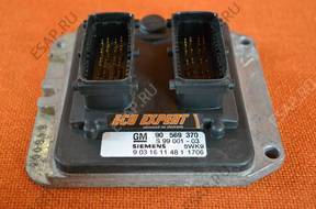 90569370 5WK9 БЛОК УПРАВЛЕНИЯ OPEL X18XE1