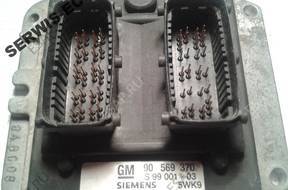 90569370 X18XE1 БЛОК УПРАВЛЕНИЯ ECU OPEL VECTRA БЕЗ КОДА