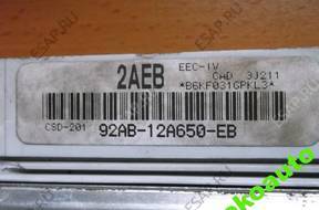 92AB-12A650-EB 2AEB БЛОК УПРАВЛЕНИЯ ДВИГАТЕЛЕМ FORD FIESTA