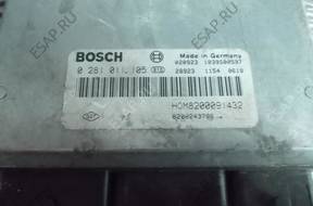 94 БЛОК УПРАВЛЕНИЯ BOSCH 0281011105 8200091432 8200243786