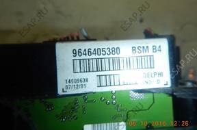 9646405380 БЛОК УПРАВЛЕНИЯ МОДУЛЬ BSI BSM B4 PEUGEOT 206