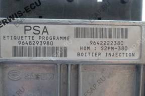 9648293980 9642222380 БЛОК УПРАВЛЕНИЯ ECU CITROEN C3 1.4