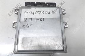 9658198080 БЛОК УПРАВЛЕНИЯ ДВИГАТЕЛЕМ 407 COUPE 2.7 BT HDI
