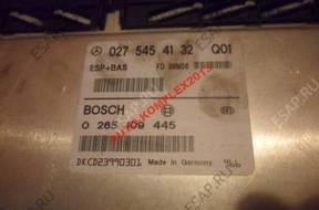 A KLASA w 168 БЛОК УПРАВЛЕНИЯ abs esp bas 0 265 109 445