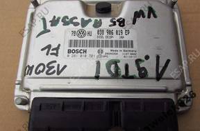 A4 A6 FL 1.9 tdi 00/05 БЛОК УПРАВЛЕНИЯ ДВИГАТЕЛЕМ 0281010701