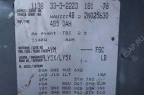 a6c5 AUDI vw PASSAT SKODA двигатель AYM 2,5tdi 155km
