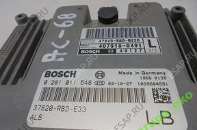 ACCORD 2.2 I-CTDI БЛОК УПРАВЛЕНИЯ ДВИГАТЕЛЕМ 0281011548