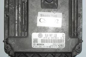 AHC SKODA YETI БЛОК УПРАВЛЕНИЯ ДВИГАТЕЛЕМ 5L0907115